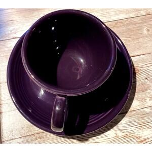 Vintage Fiesta Cup and Saucer Purple Collectible Replacement or Addition